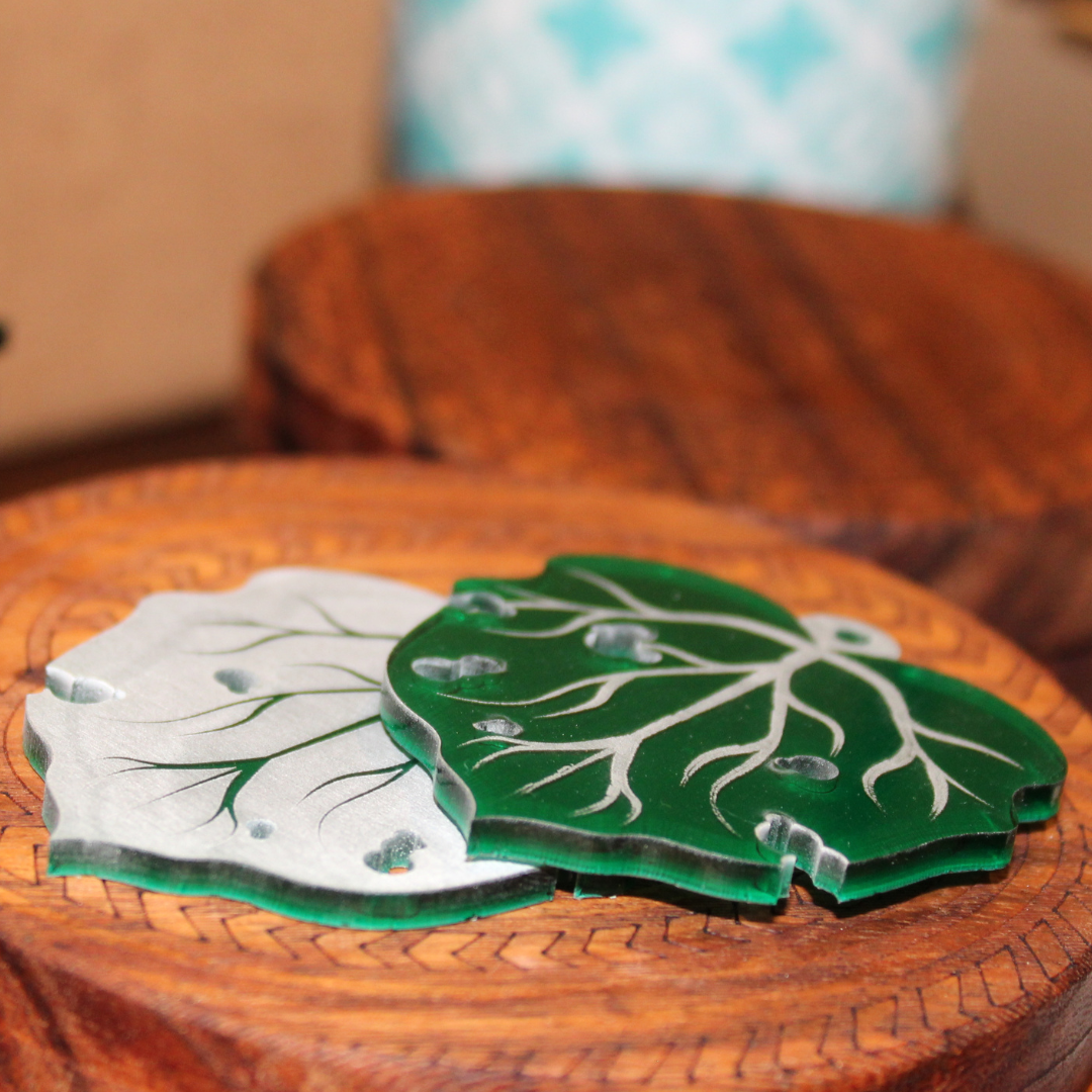 Kawakawa (Full Green) Earring Set