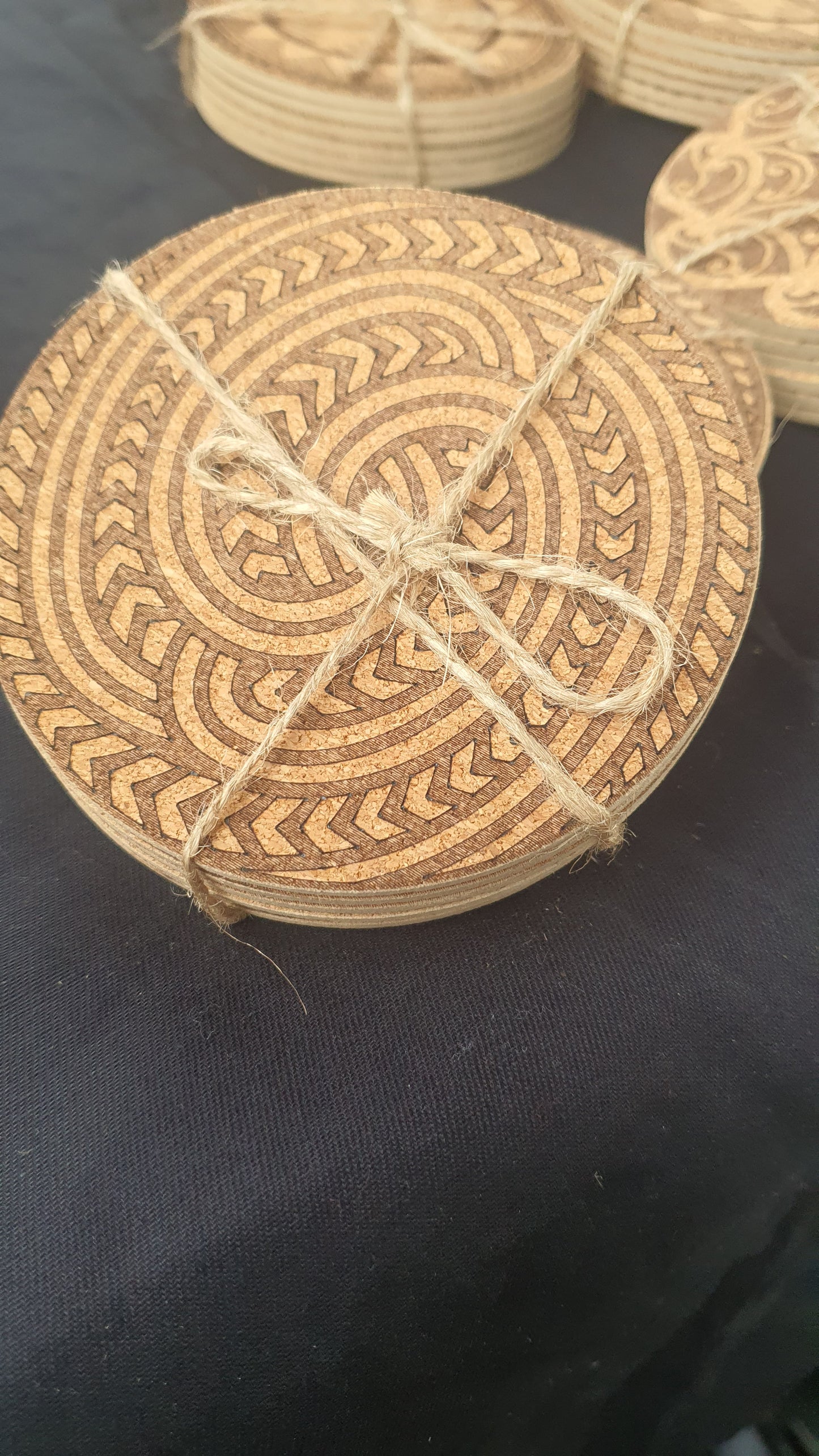 Homeware - Coasters (6 set in Cork)