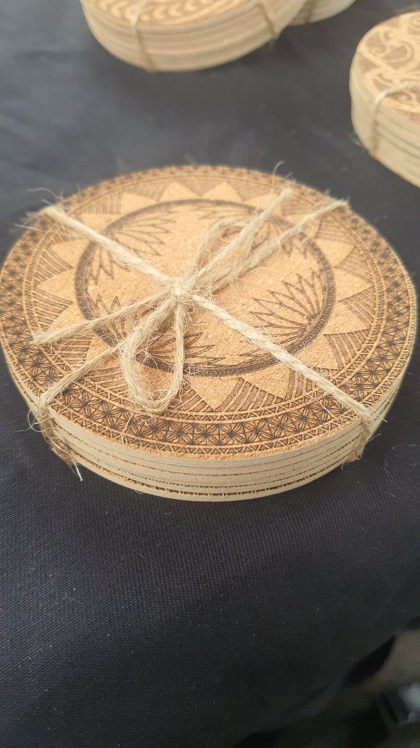 Homeware - Coasters (6 set in Cork)