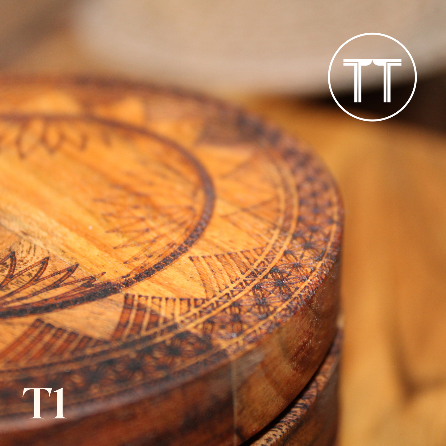 Homeware - Coasters (4 set in Acacia Wood)