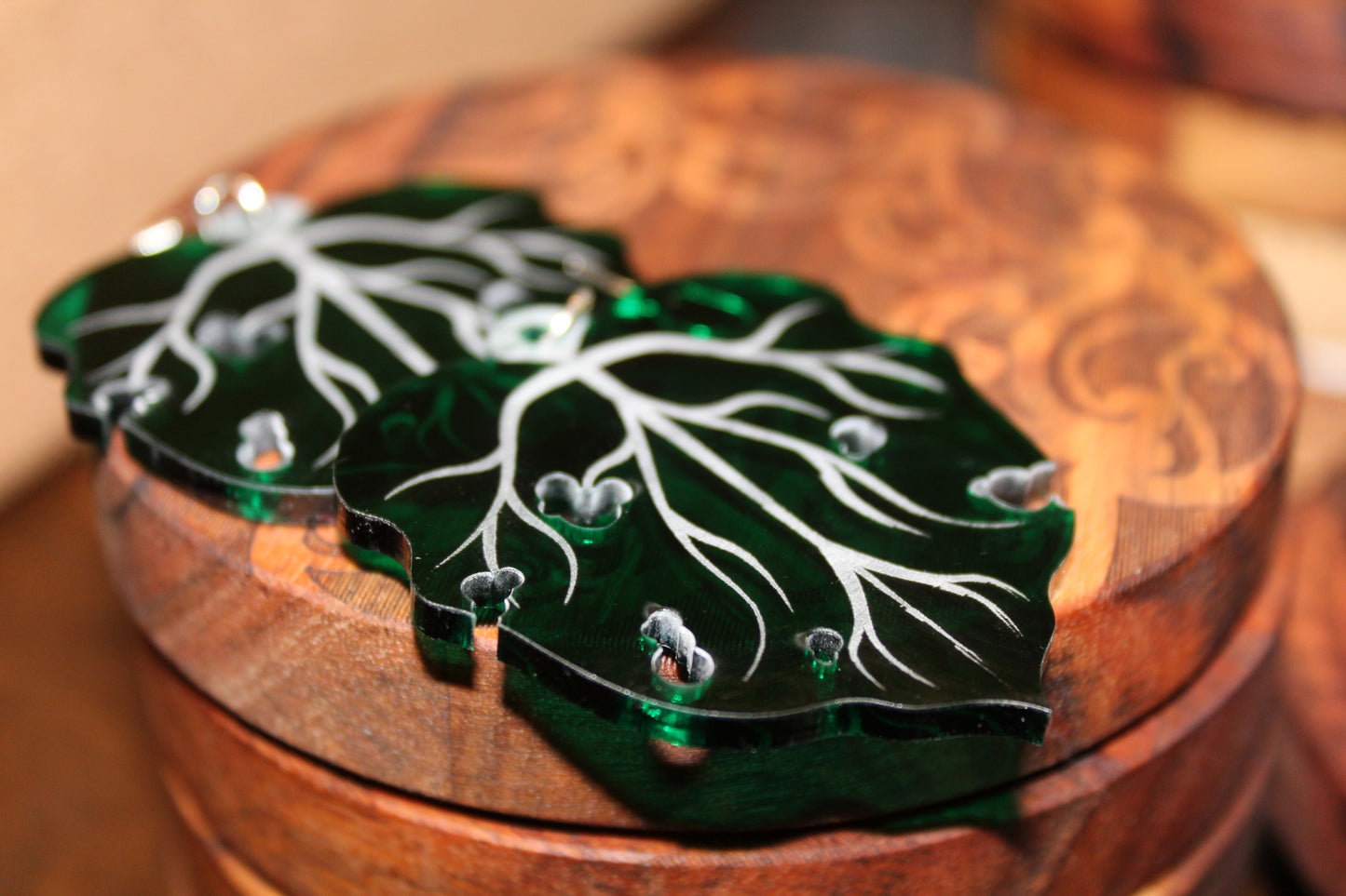 Kawakawa (Full Green) Earring Set