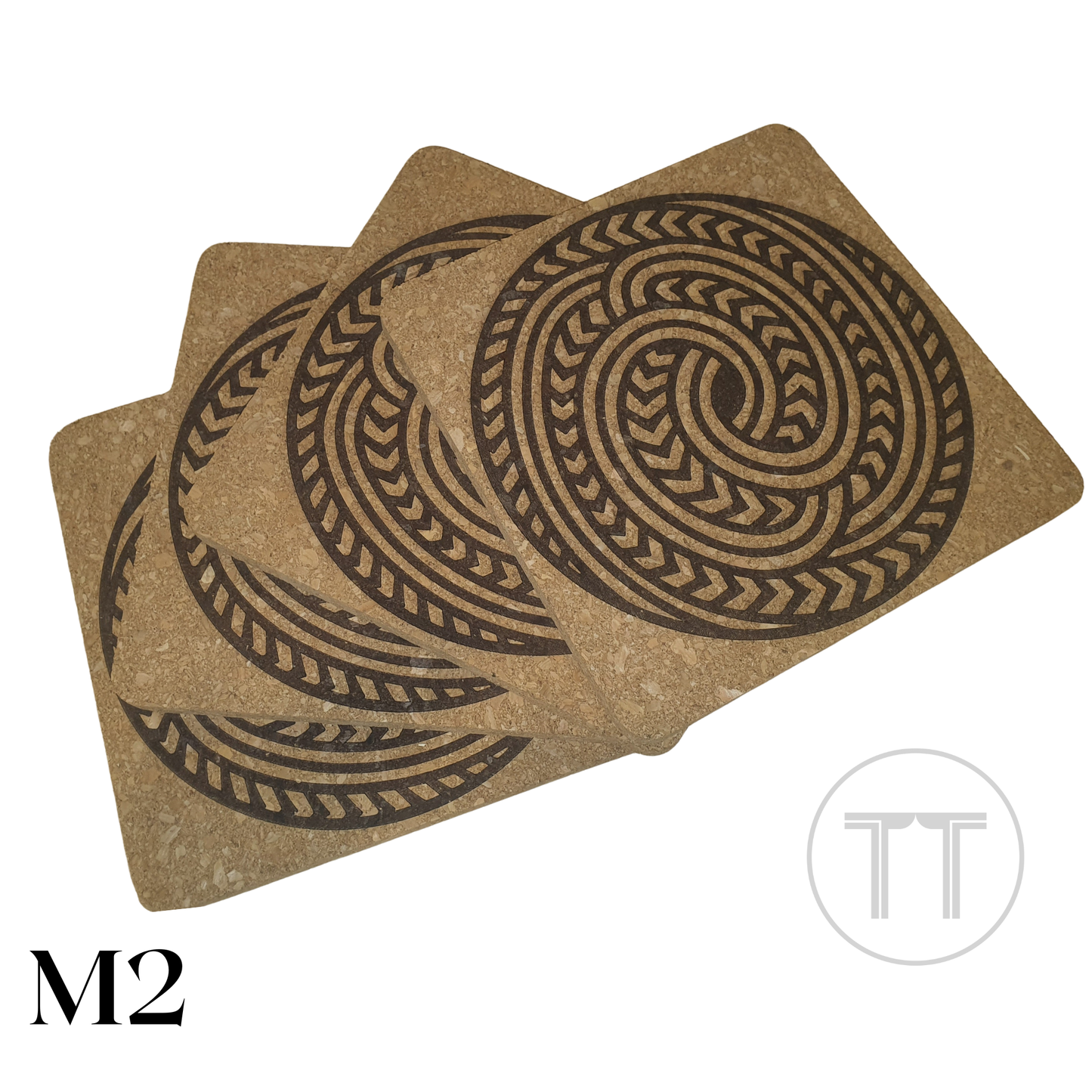 Homeware - Hot Plates (4 Cork Plates in Set)