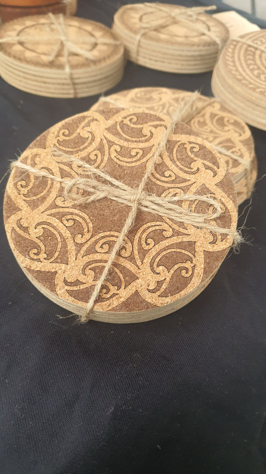 Homeware - Coasters (6 set in Cork)